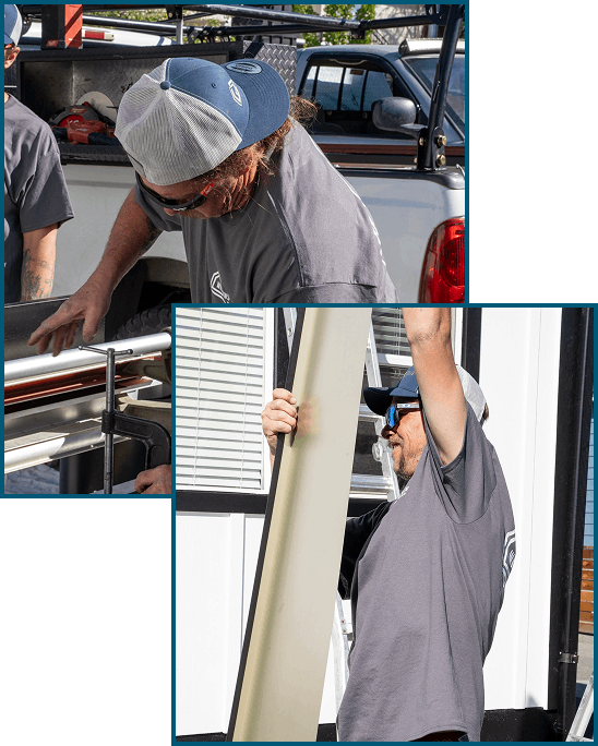 Siding installation